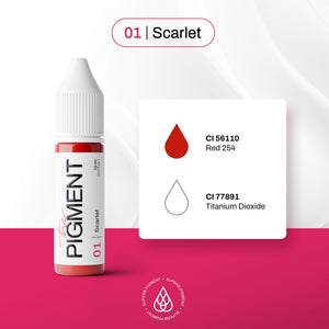 The Pigment - 01 Scarlet - 15ml
