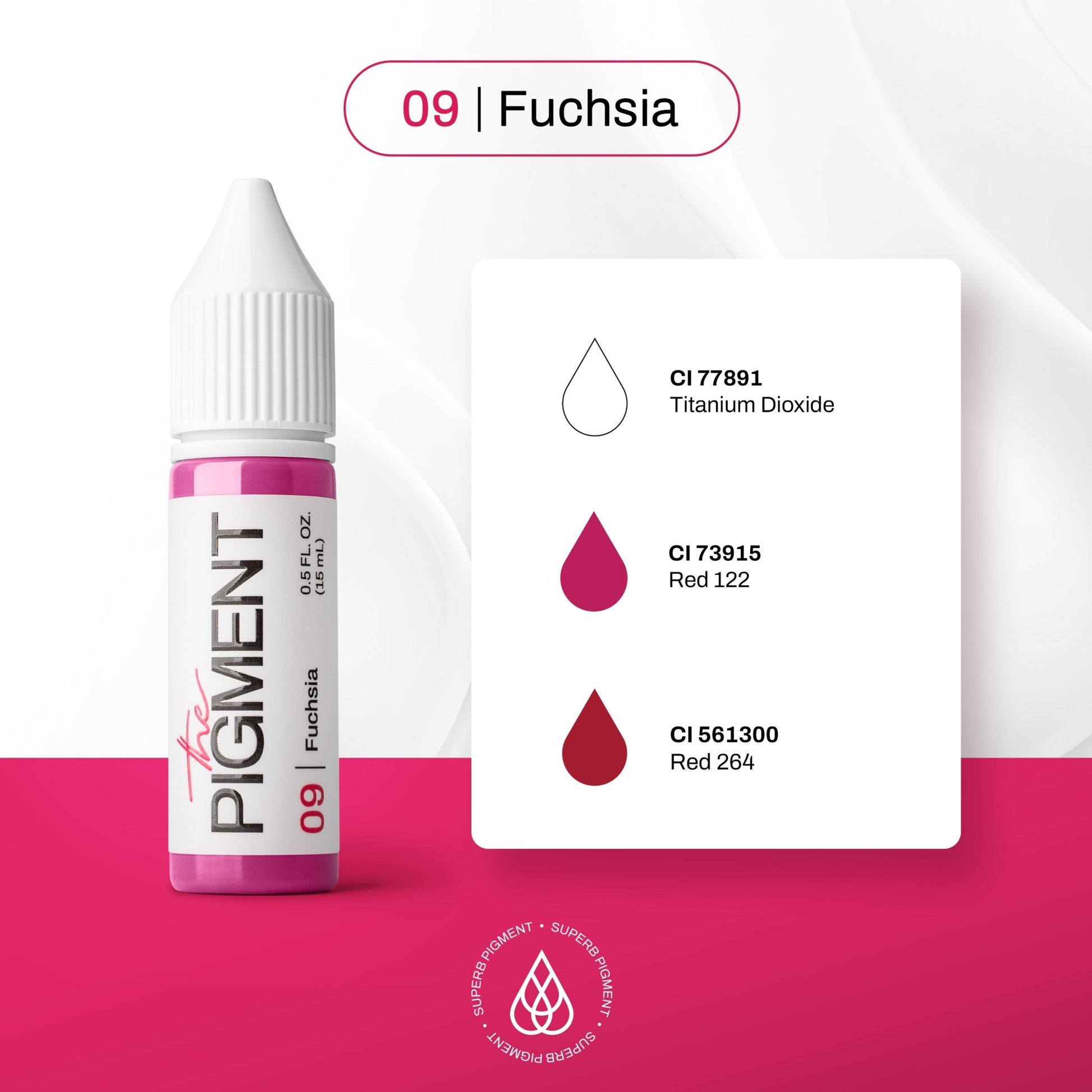 The Pigment - 09 Fuchsia - 15ml