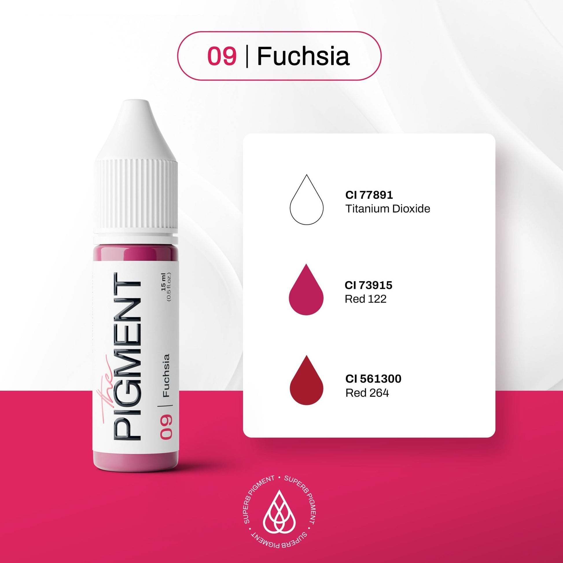 The Pigment - 09 Fuchsia - 15ml