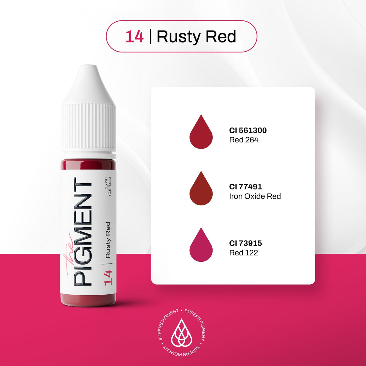 The Pigment - 14 Rusty Red - 15ml
