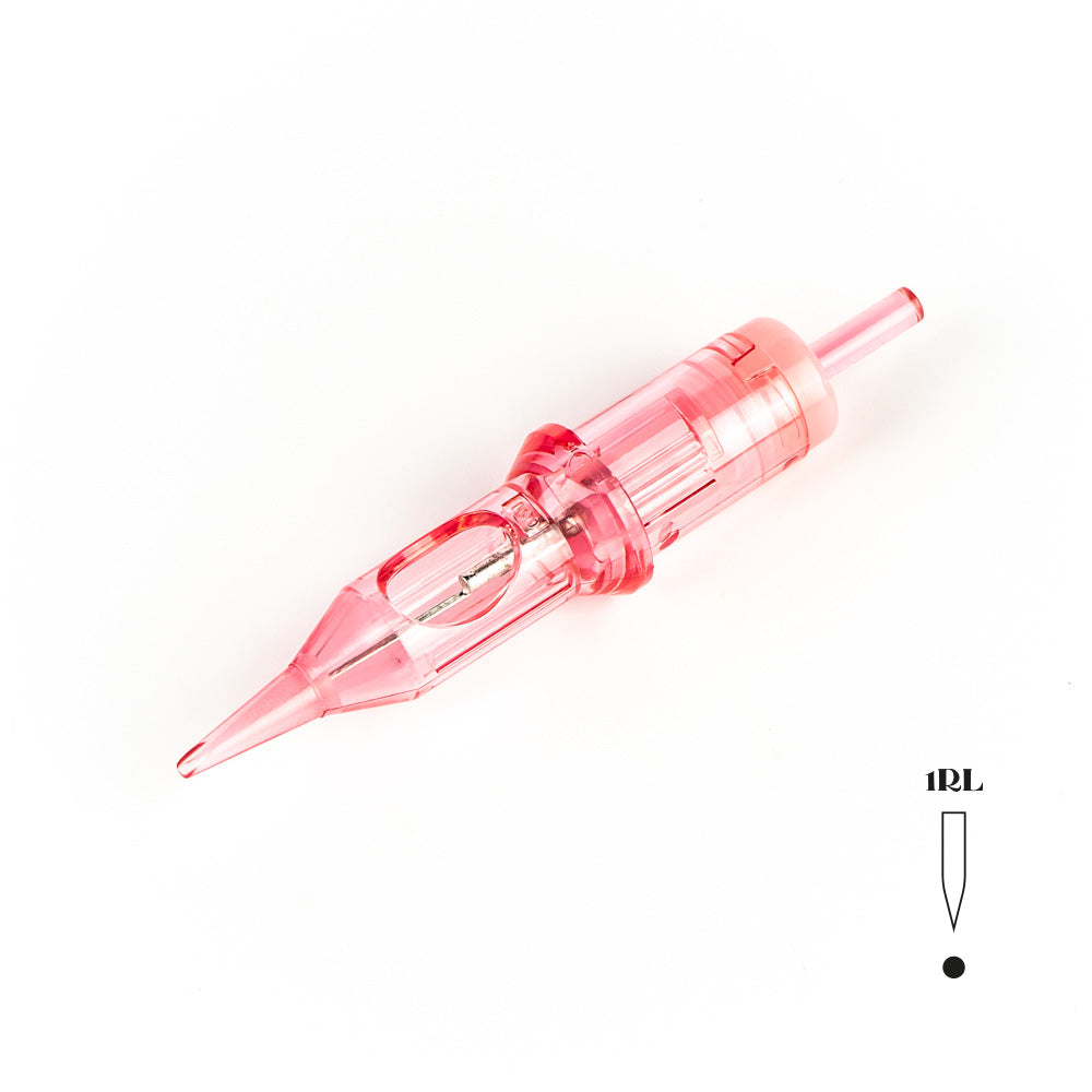 KWADRON® PMU Optima Cartridges 1 Round Liner / Long Taper - 20pcs