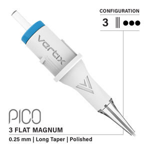 Vertix Pico 3 Magnum Flat PMU cartridge needle, single piece