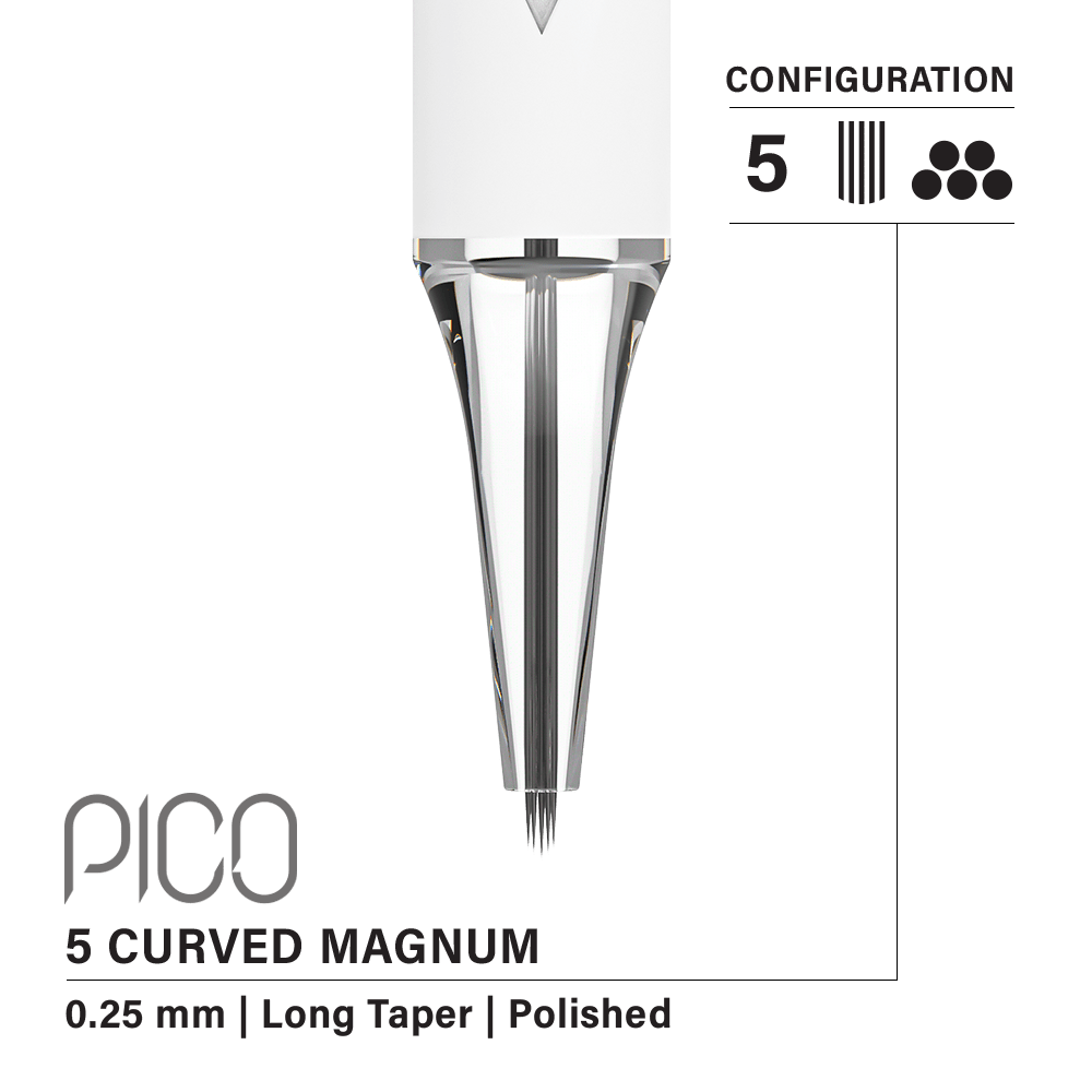 Vertix Pico 5 Magnum Curved cartridge box packaging