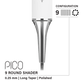 Vertix Pico 9 Round Shader cartridge box packaging
