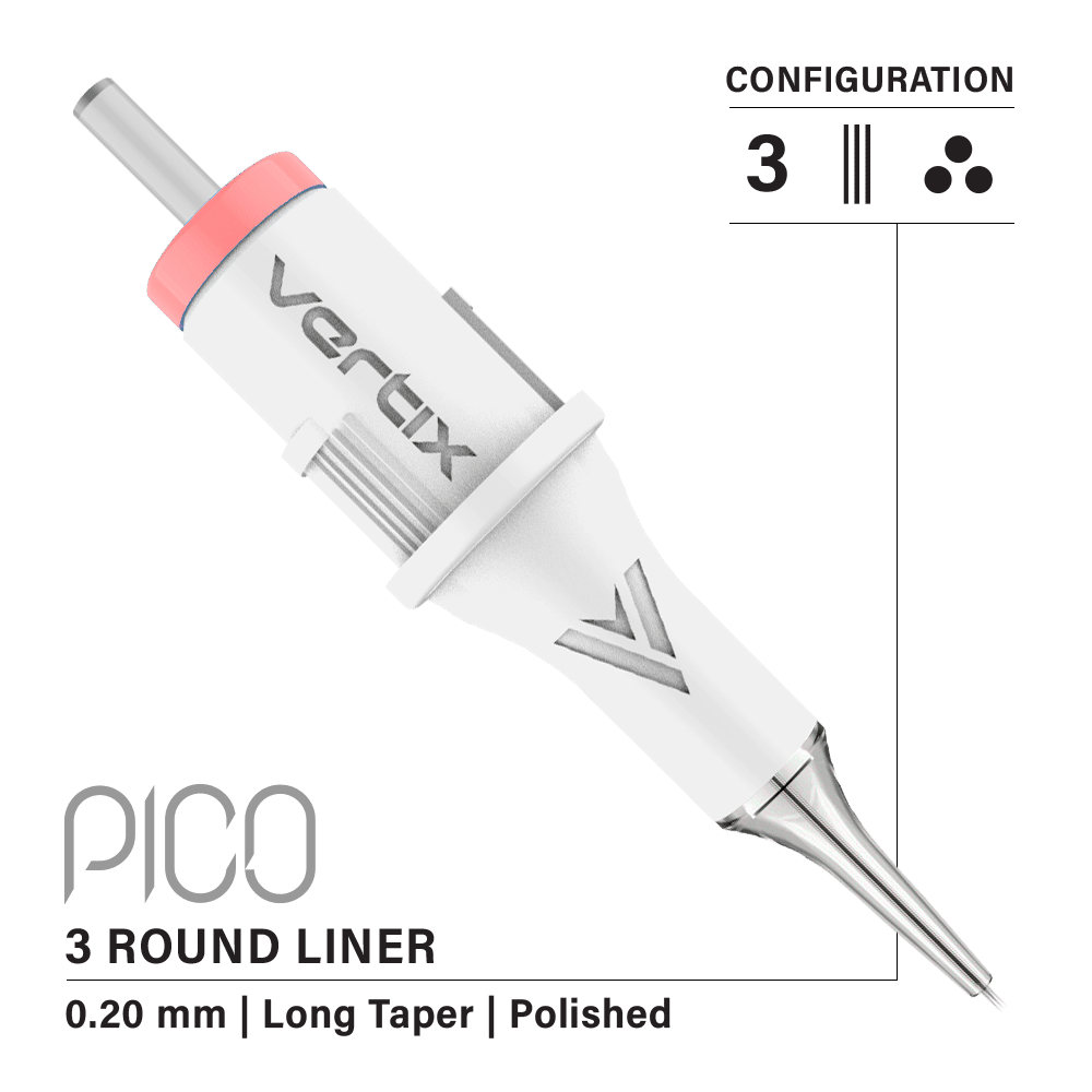 The Pigment - Vertix Pico Cartridges 3 Round Liner