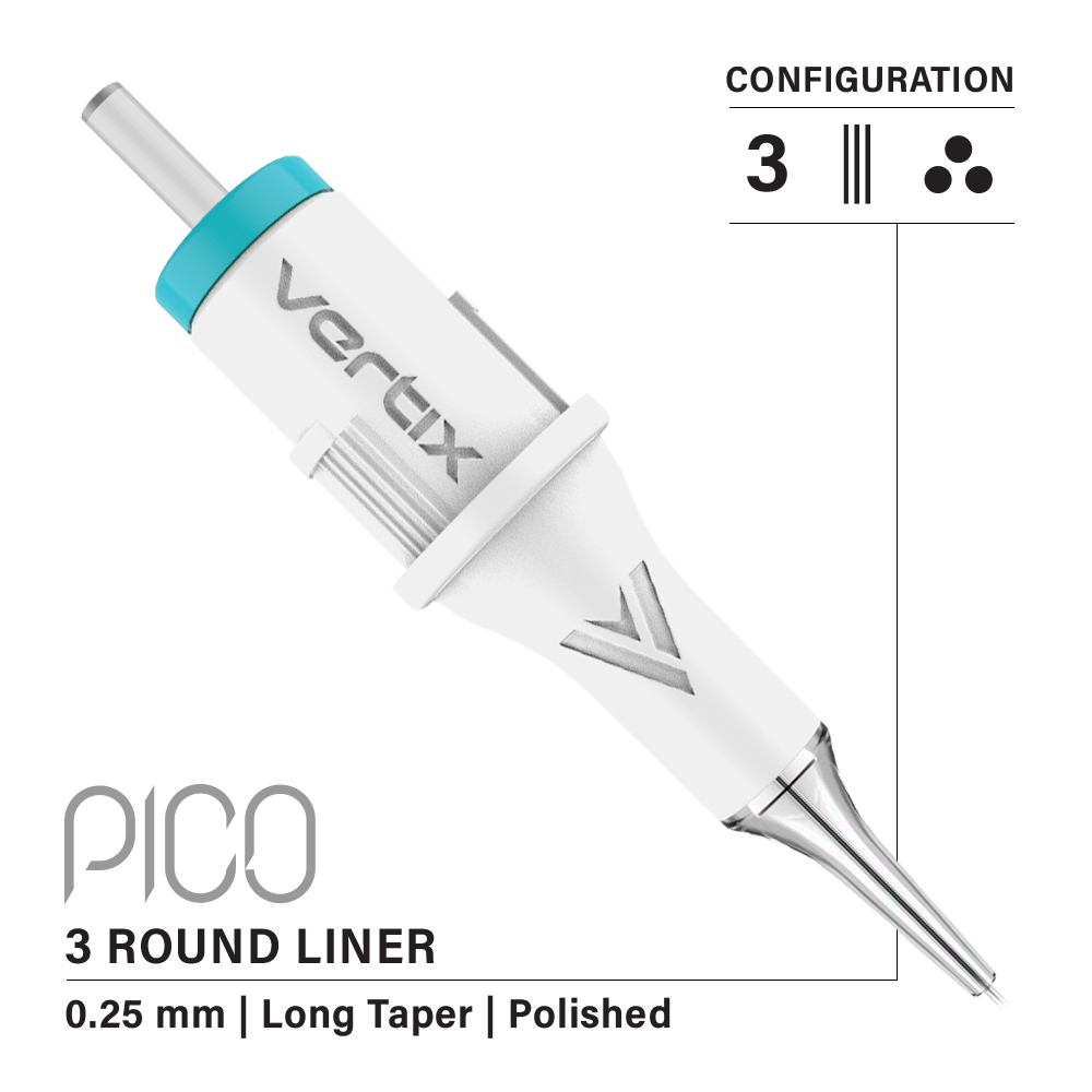 Vertix Pico 3 Round Liner PMU cartridge product overview