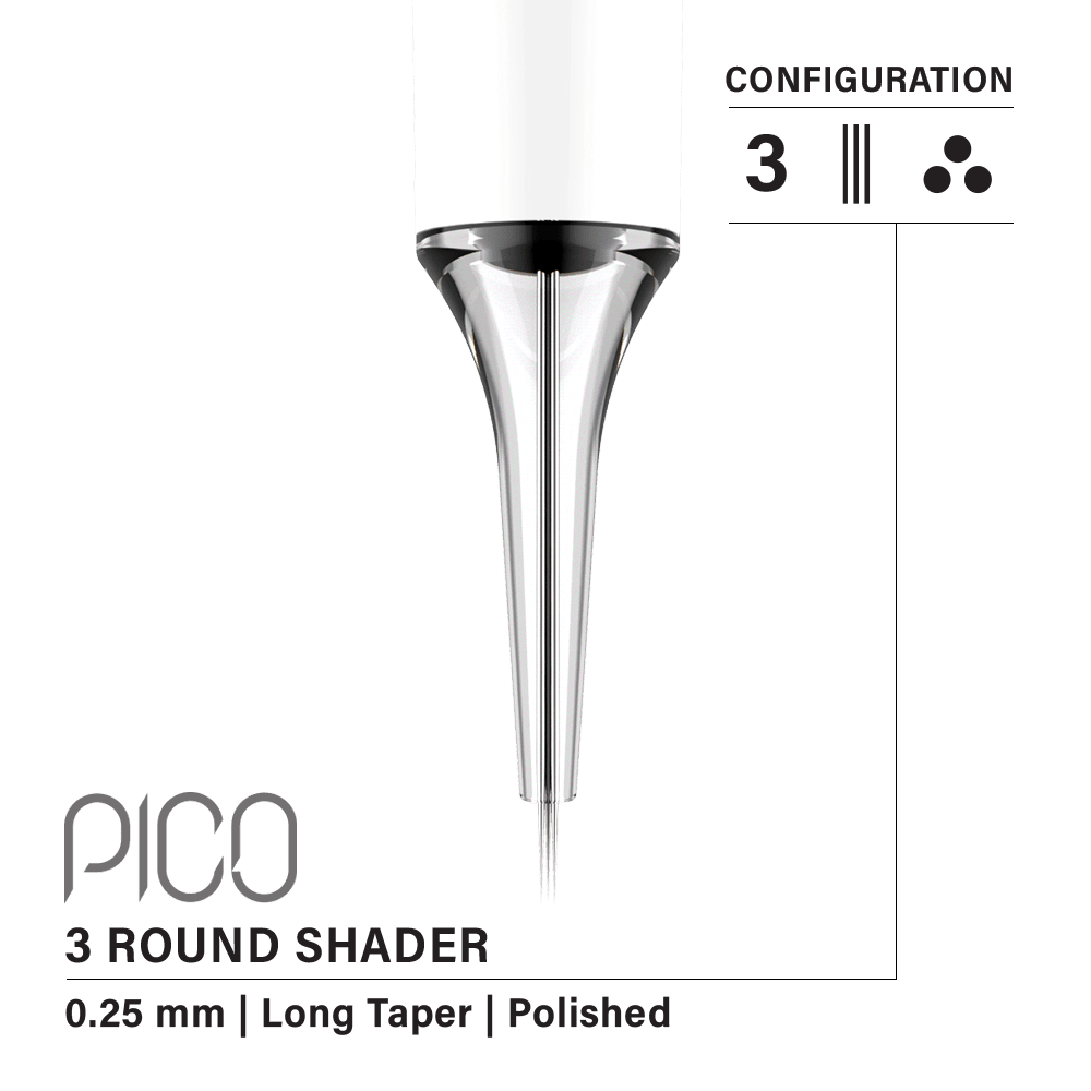 The Pigment - Vertix Pico Cartridges 3 Round Shader