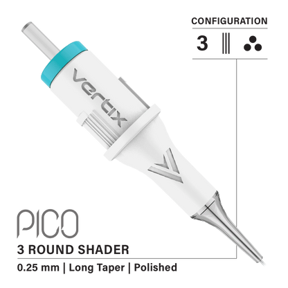 The Pigment - Vertix Pico Cartridges 3 Round Shader