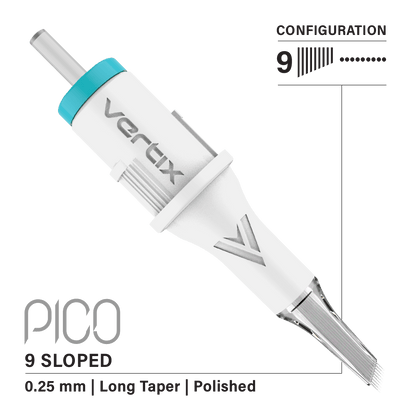 The Pigment - Vertix Pico Cartridges 9 Round Liner Sloped